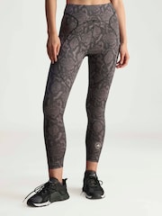 adidas Stella McCartney Grey Snake Print Leggings - Image 1 of 6