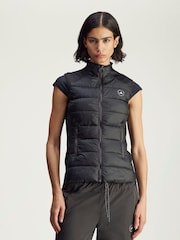 adidas Stella McCartney Black Padded Gilet - Image 1 of 6