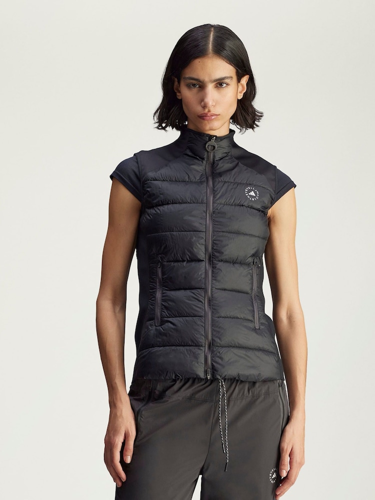 adidas Stella McCartney Black Padded Gilet - Image 1 of 6
