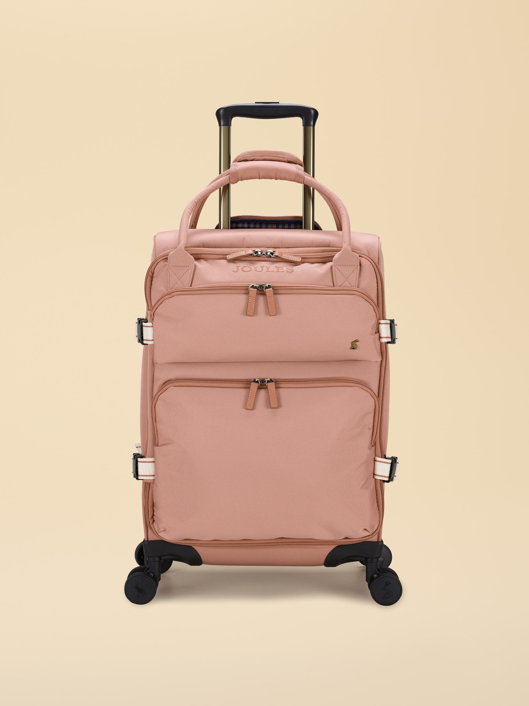 Joules Pink Cabin Trolley Spinner Suitcase - Epwell - 820011 - 5060388017187 - Image 2