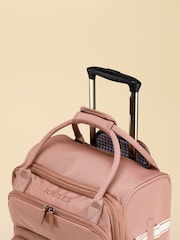 Joules Epwell Pink Cabin Four Wheel Soft Suitcase - Image 5 of 6