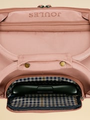 Joules Epwell Pink Cabin Four Wheel Soft Suitcase - Image 6 of 6