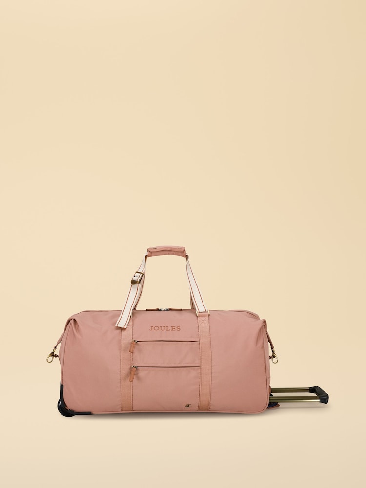 Joules Epwell Pink Trolley Duffle - Image 1 of 4 Joules Epwell Pink Trolley Duffle - Image 1 of 4