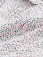 Grey Regular Fit Twist Knitted Shirt - Image 6 of 7