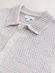 Grey Regular Fit Twist Knitted Shirt - Image 7 of 7
