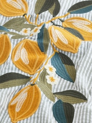 Blue Stripe Embroidered Short Sleeve Shirt - Image 9 of 10