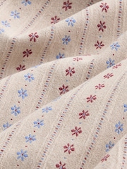 Brown Stripe Jaquard Short Sleeve Shirt - Image 7 of 7