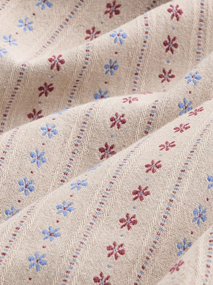 Brown Stripe Jaquard Short Sleeve Shirt - Image 7 of 7