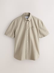 Stone Short Sleeve Lightweight Pocket Oxford  Shirt - Image 6 of 8