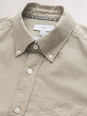 Stone Short Sleeve Lightweight Pocket Oxford  Shirt - Image 7 of 8
