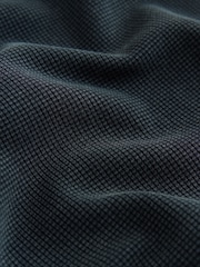 smALLSAINTS Black Oversized Waffle Underground T-Shirt - Image 7 of 9