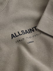 smALLSAINTS Khaki Green Oversized Waffle Underground T-Shirt - Image 10 of 10