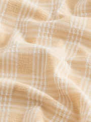 Yellow Textured Check Short Sleeve Shirt - Image 6 of 7