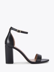Carvela Black Block Heel Sandals - Image 2 of 5
