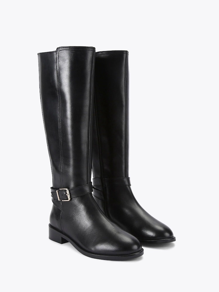 Carvela Black Carvela Pienza Riding Boots - Image 2 of 5
