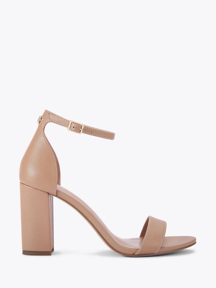 Carvela Pink Block Heel Sandals - Image 2 of 5 Carvela Pink Block Heel Sandals - Image 2 of 5