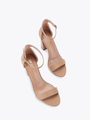 Carvela Pink Block Heel Sandals - Image 4 of 5