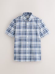 Bleu - Check Trident Short Sleeve Shirt - Image 5 de 7