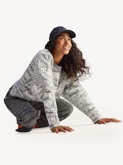 adidas Stella McCartney Cream Loose Snake Print Sweatshirt - Image 8 of 10