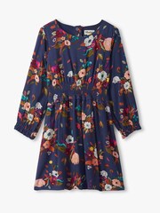 Hatley Blue Fall Floral Special Event Dress - Image 2 of 3