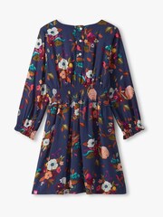Hatley Blue Fall Floral Special Event Dress - Image 3 of 3