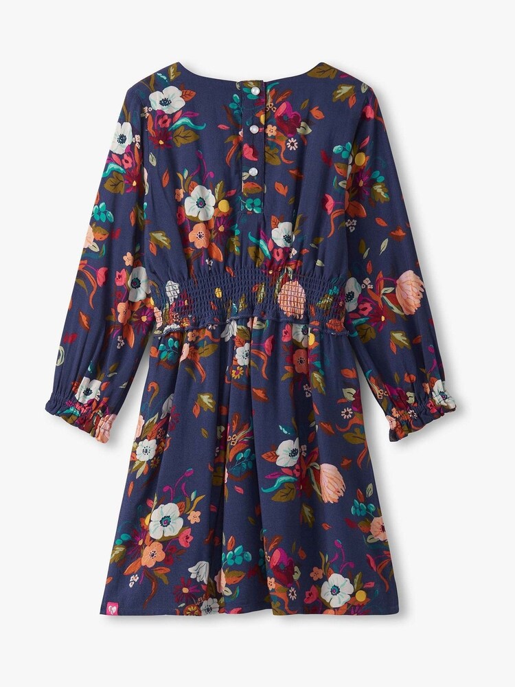 Hatley Blue Fall Floral Special Event Dress - Image 3 of 3
