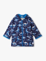 Hatley Blue Painted Dinos Colour Chaning Rain Jacket - Image 3 of 3