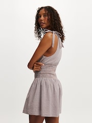 Cotton On Red Mini Lola Tie Shoulder Dress - Image 2 of 4