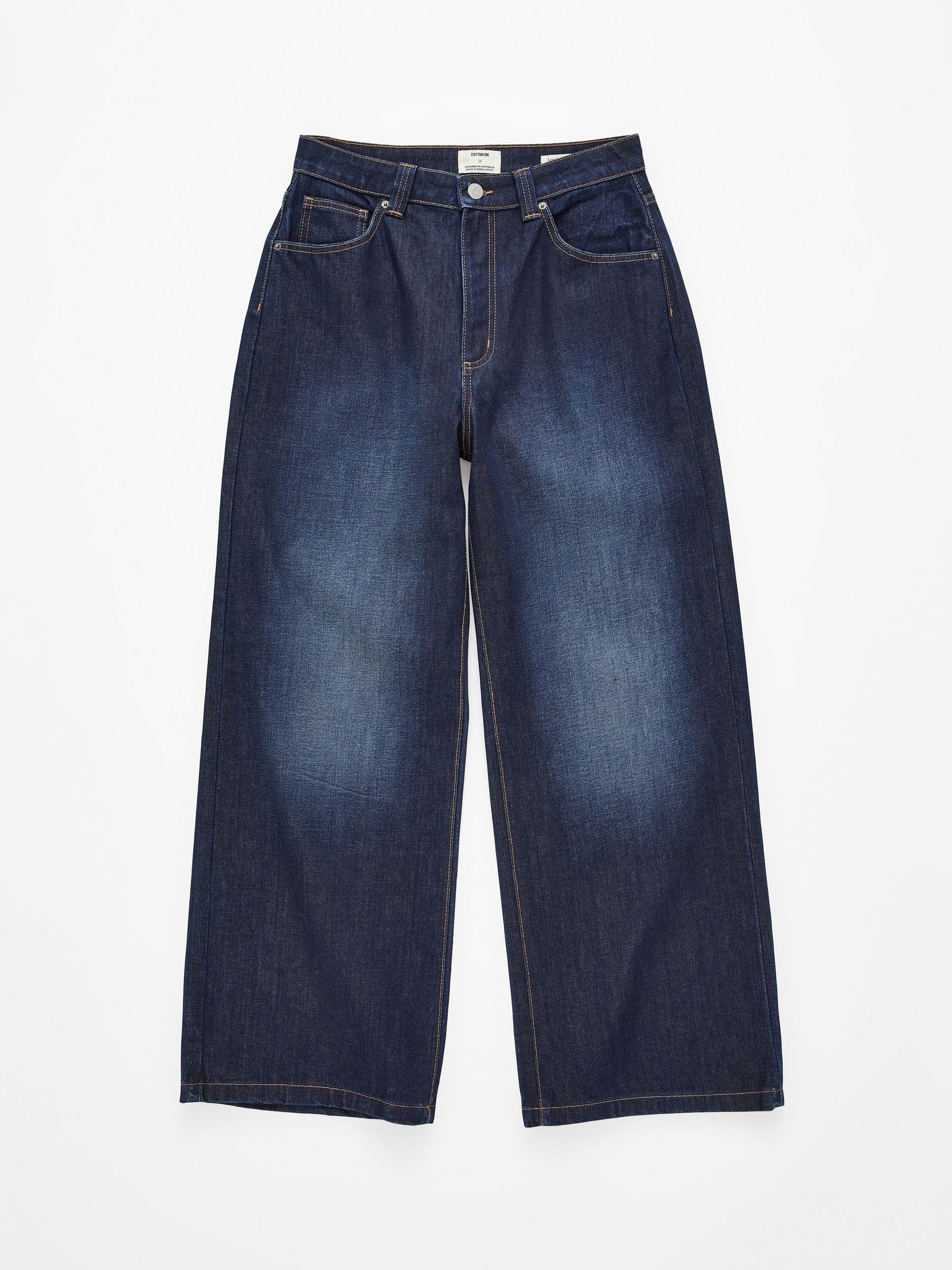 Buy Cotton On Blue Low Super Baggy Jeans from Next Romania