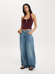 Cotton On Blue Boyfriend Super Baggy Jeans - Image 1 of 7