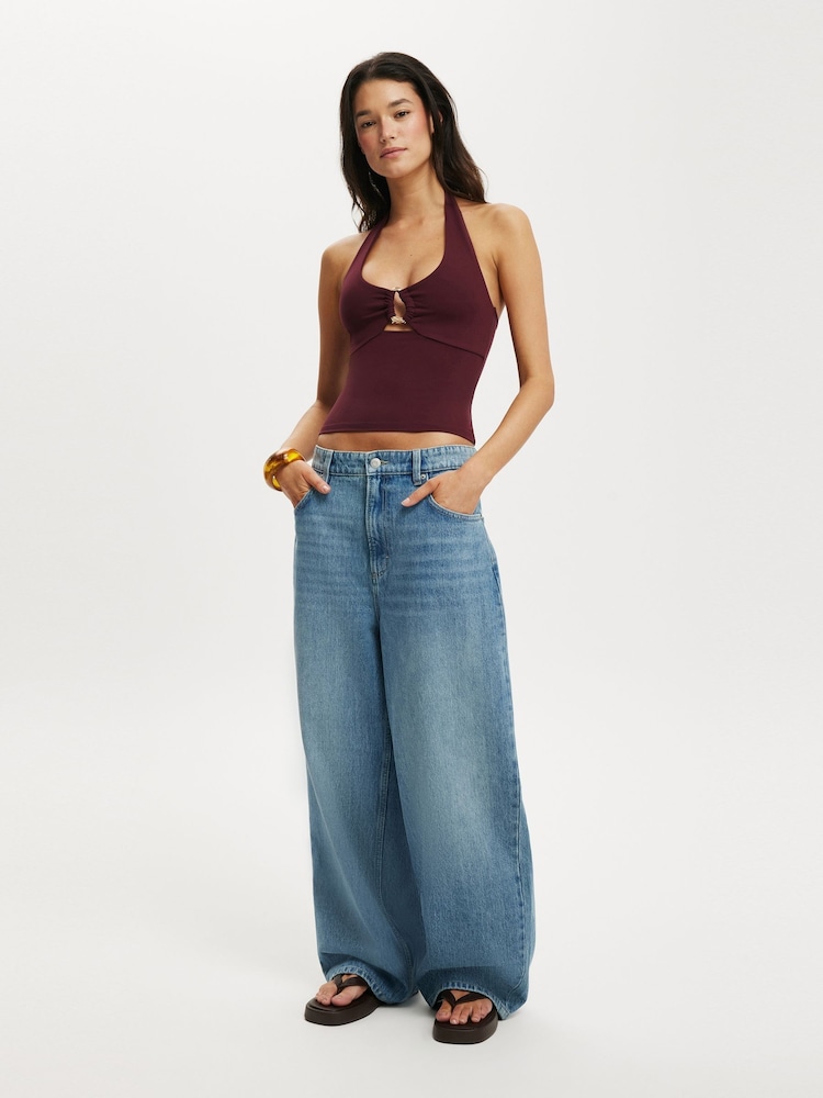Cotton On Blue Boyfriend Super Baggy Jeans - Image 1 of 7