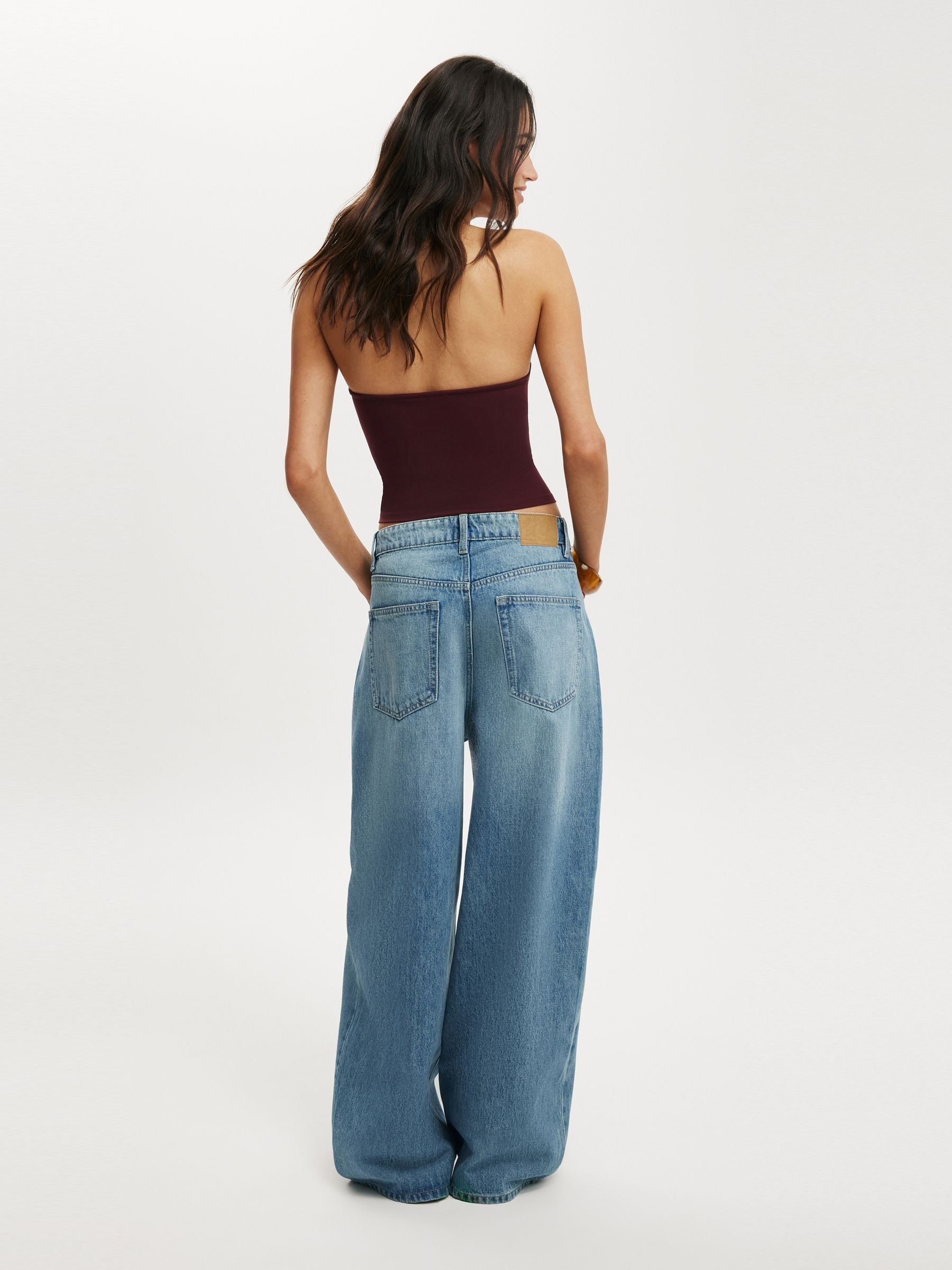 Buy Cotton On Blue Boyfriend Super Baggy Jeans from Next Singapore