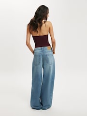 Cotton On Blue Boyfriend Super Baggy Jeans - Image 2 of 7