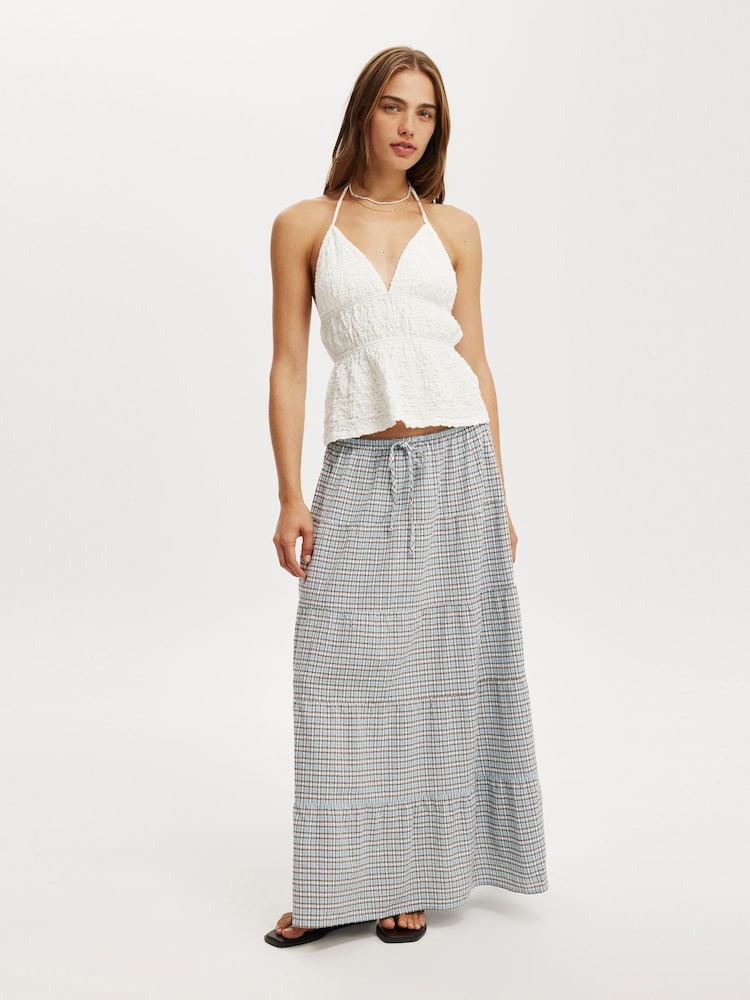 Cotton On Blue Haven Multi Tiered Maxi Skirt - Image 1 of 5