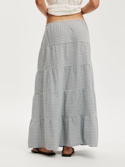 Cotton On Blue Haven Multi Tiered Maxi Skirt - Image 5 of 5