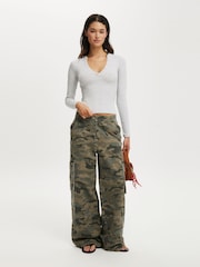 Cotton On Grey Ryan Henley Long Sleeve Top - Image 4 of 4