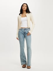 Creme - Cotton On Everfine Double Zip-Up Hoodie - Imagem 4 de 4