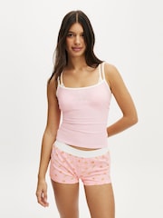Cotton On Pink Dreamy Soft Lounge Pyjamas Top - Image 1 of 4