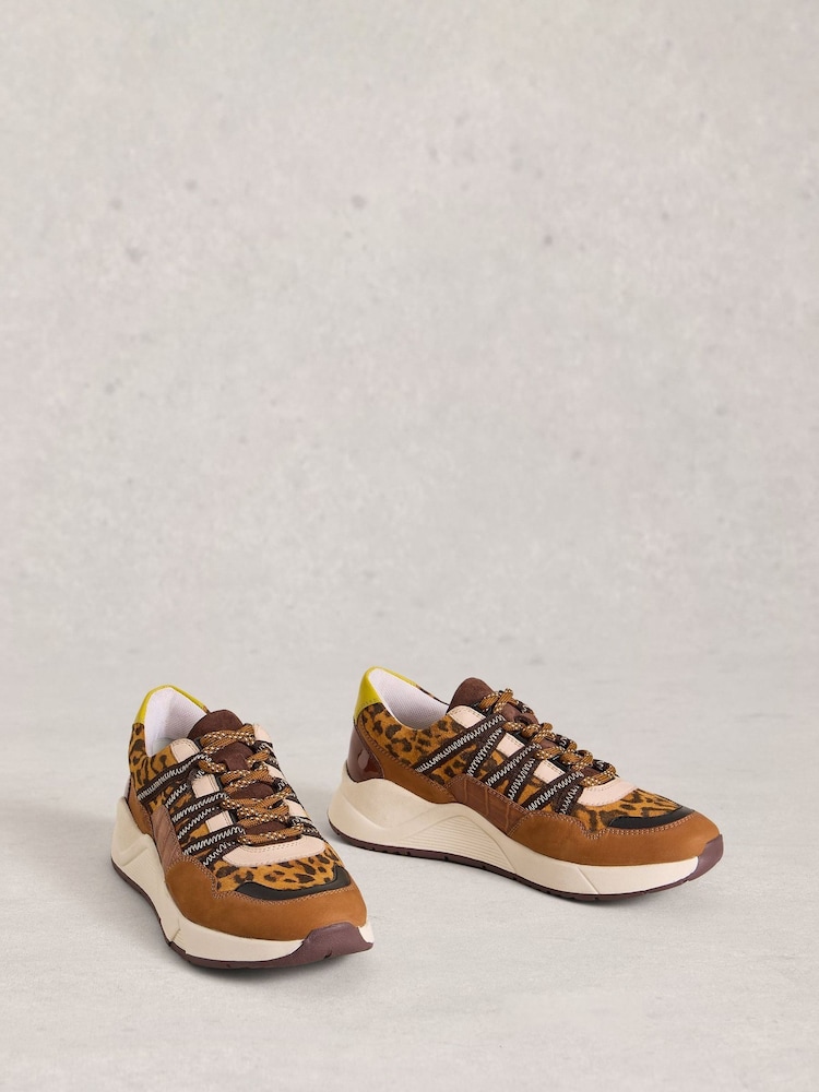 White Stuff Brown Kazzy Runner Trainers - Image 2 of 4 White Stuff Brown Kazzy Runner Trainers - Image 2 of 4