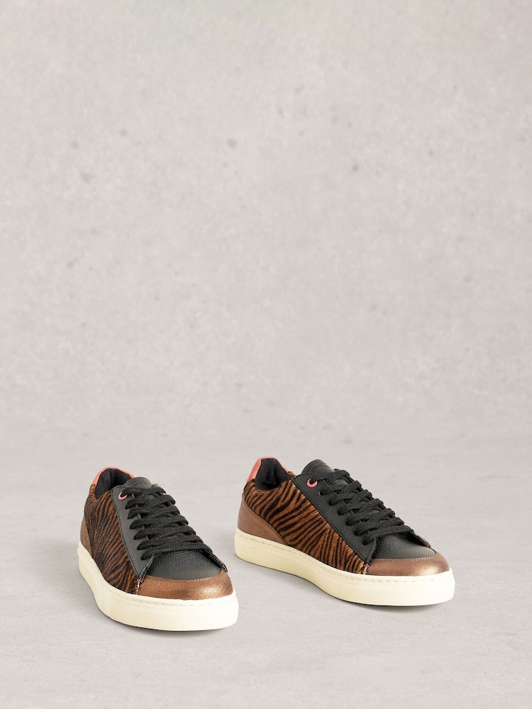 White Stuff Brown Tori Leather Trainers - Image 2 of 4 White Stuff Brown Tori Leather Trainers - Image 2 of 4