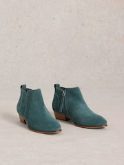 White Stuff Green Willow Suede Ankle Boots - Image 2 of 4