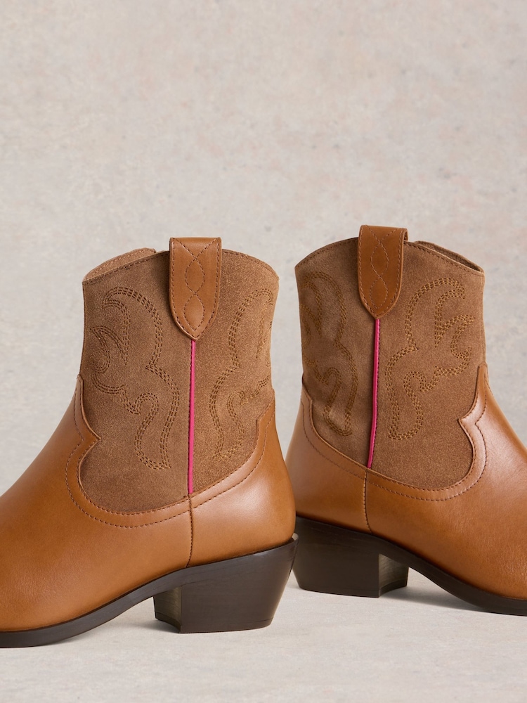 White Stuff Brown Beau Western Boots - Image 4 of 4 White Stuff Brown Beau Western Boots - Image 4 of 4
