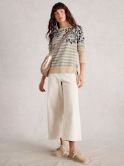 White Stuff Olive Print Jumper - Bild 1 von 6