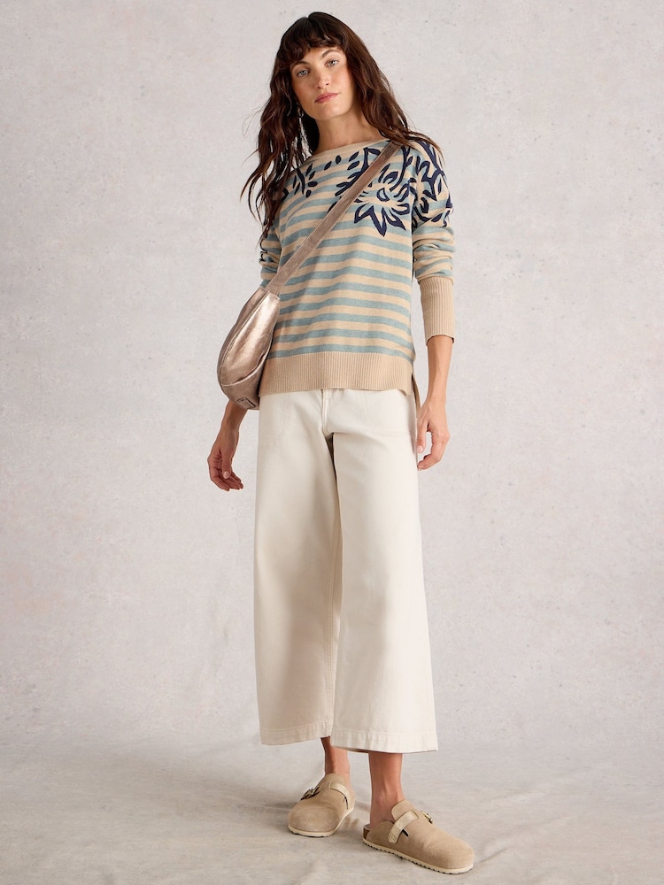 White Stuff Olive Print Jumper - Bild 1 von 6