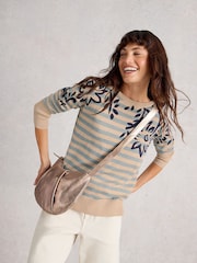 White Stuff Olive Print Jumper - Bild 3 von 6