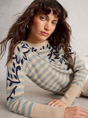 White Stuff Olive Print Jumper - Bild 4 von 6