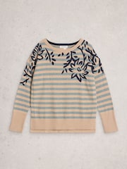 White Stuff Olive Print Jumper - Bild 5 von 6