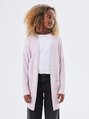 Name It Purple Open Knit Cardigan - Image 2 of 4