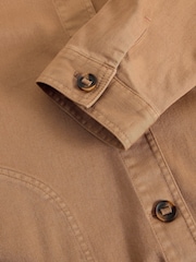 White Stuff Tan Brown Eden Denim Jacket - Image 7 of 7