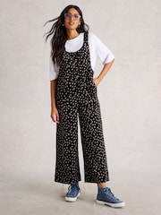 White Stuff Black Viola Cord Dungarees - Image 1 of 6